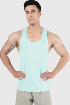 Aura Textured Tank Sea Green