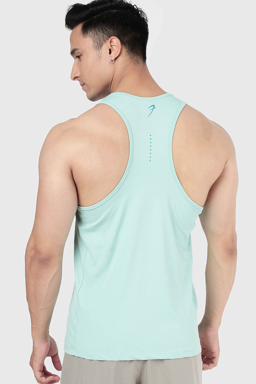 Aura Textured Tank Sea Green