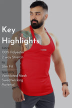 Mesh Stringer Red