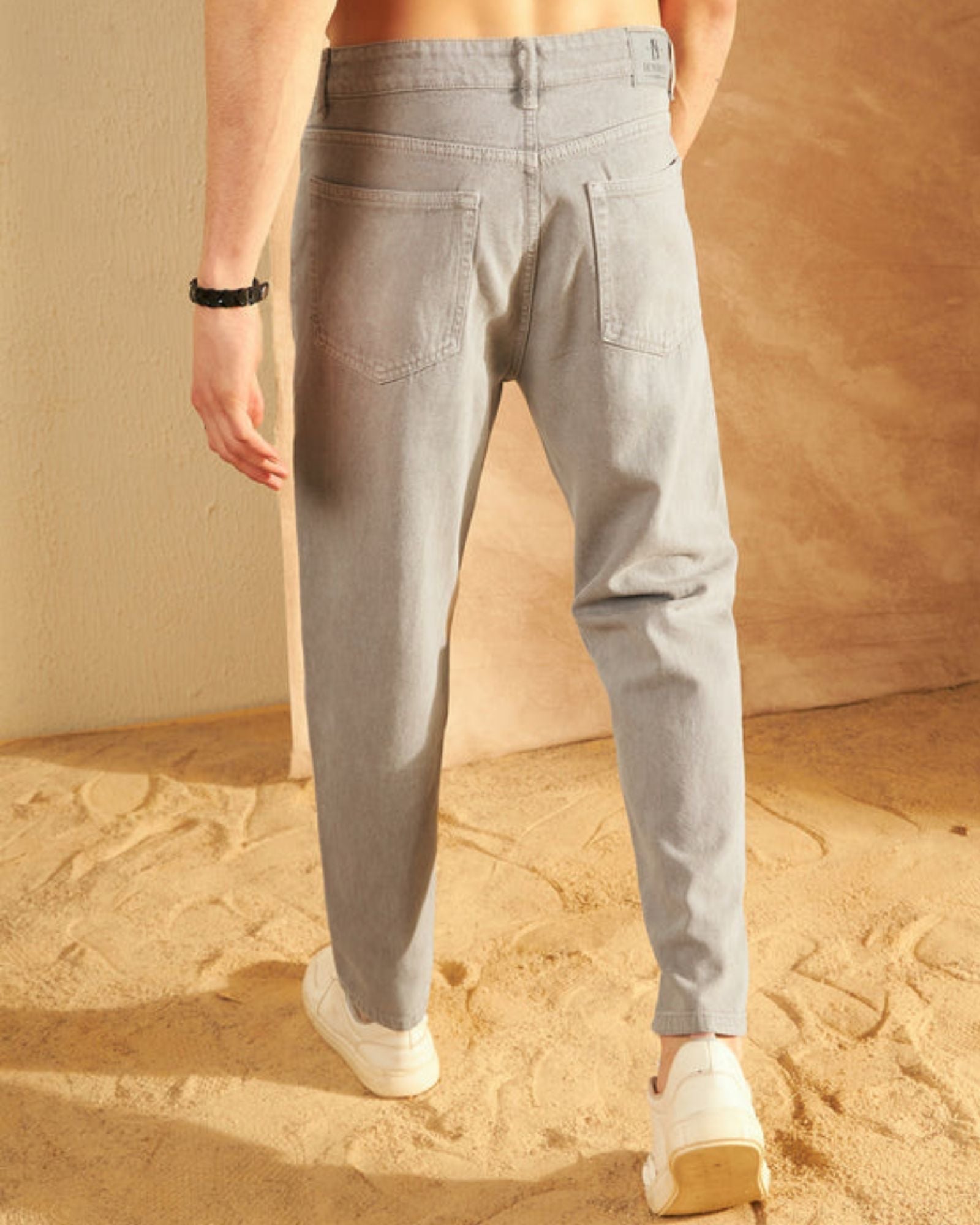 Light Grey Mom Fit Jeans