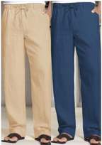 Pack of 2 Beige , Blue  Linen Regular Fit Pant
