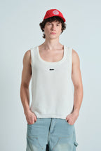 White Knit Tank